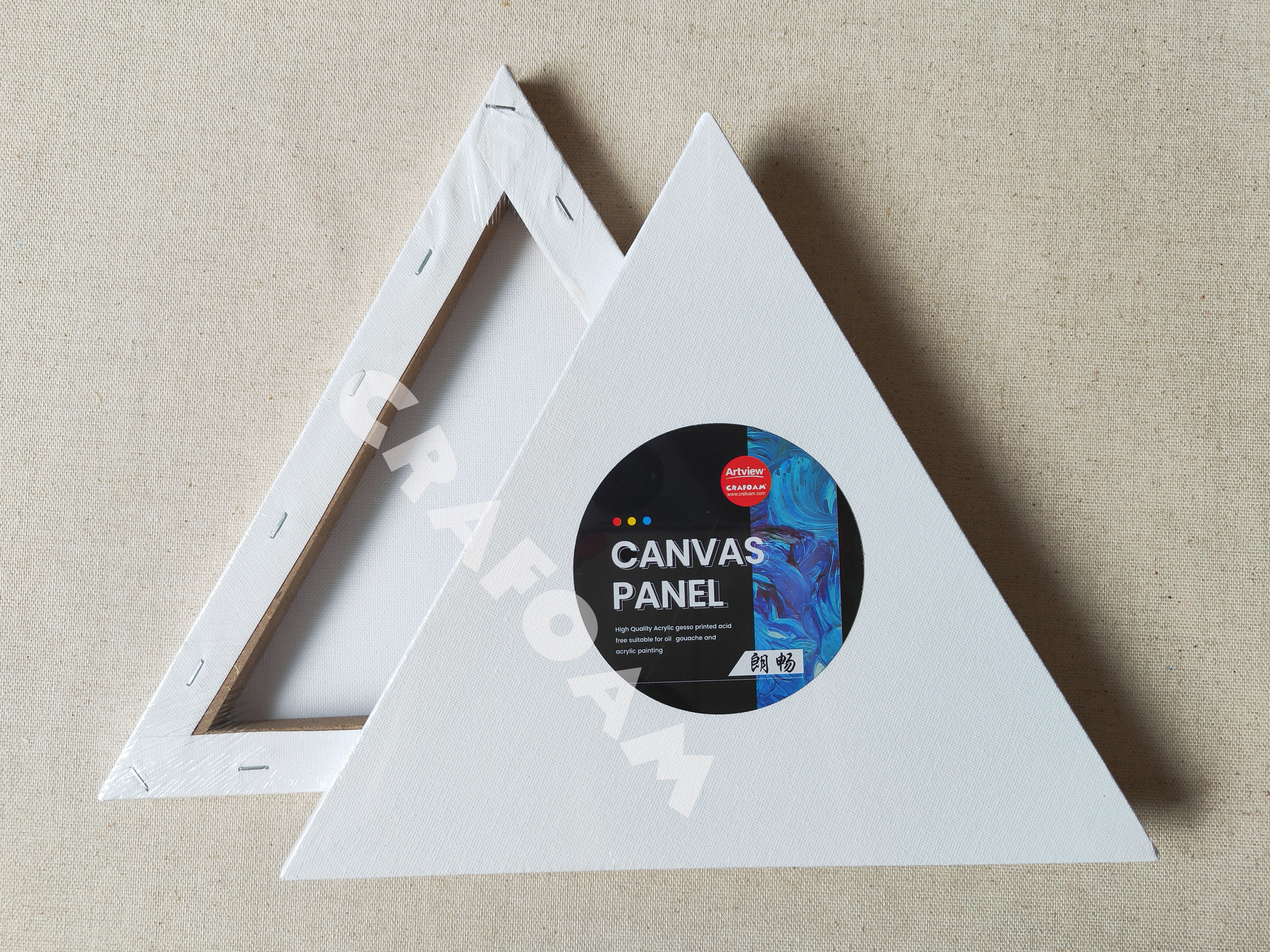 Triangle Stretched Canvas